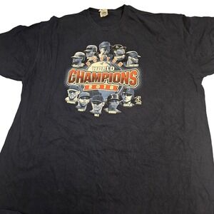 Boston Red Sox Shirt Mens 2XL Navy Blue‎ MLB Baseball 2018 World Champions Tee